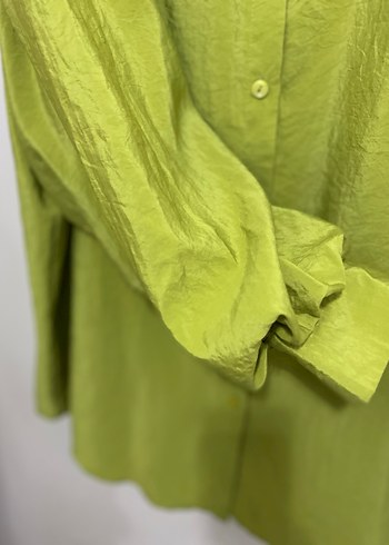 Balon kol dokulu gömlek - Görsel 8