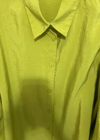 Balon kol dokulu gömlek - Görsel 2