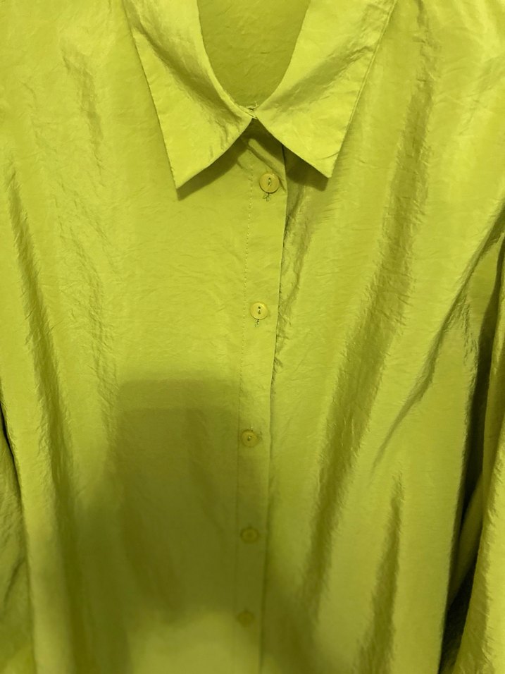 Balon kol dokulu gömlek - Görsel 2