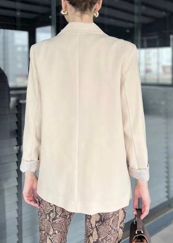 Keten Ceket & Teddy Bear tişört - Görsel 7