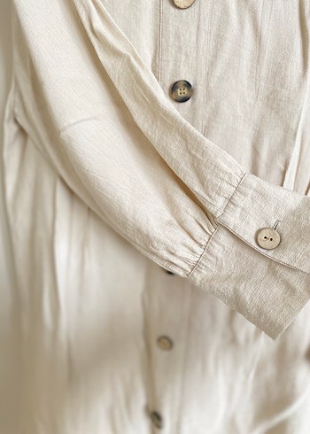 Keten Gömlek / Elbise - Görsel 2