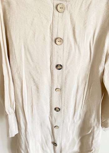 Keten Gömlek / Elbise - Görsel 4