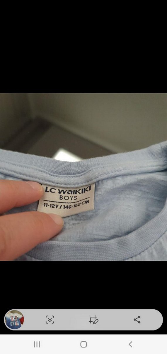 LCW Mavi Baskılı Erkek Tişörtü - Görsel 2