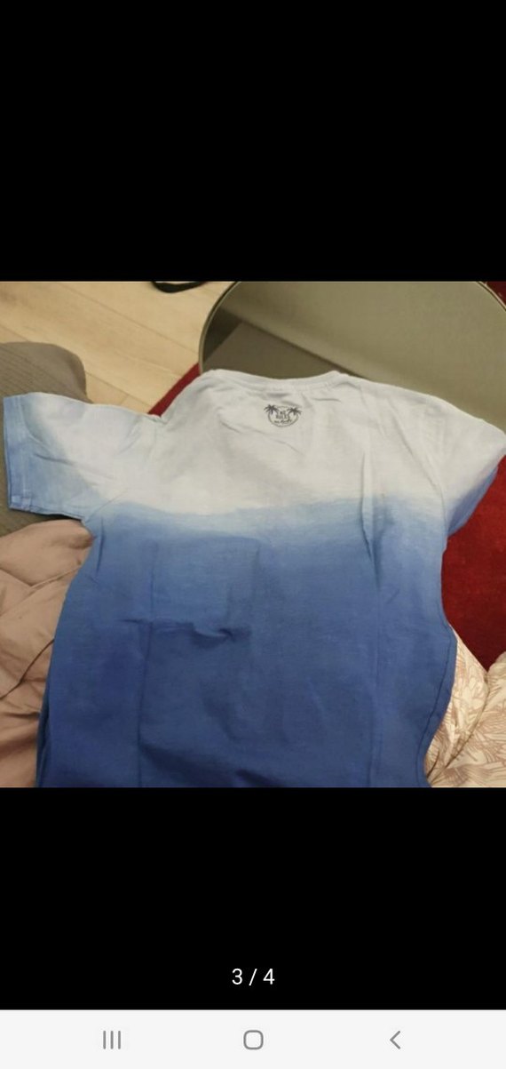 LCW Mavi Baskılı Erkek Tişörtü - Görsel 3