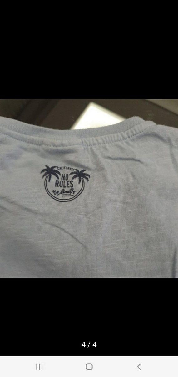 LCW Mavi Baskılı Erkek Tişörtü - Görsel 4