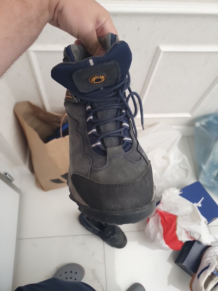 Lacivert Bağcıklı Erkek Outdoor Bot - Görsel 2