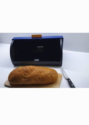 Karaca Koyu Mavi Ekmek Kutusu - Görsel 2