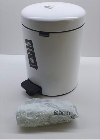 Brabandia-Karaca Gri Pedallı Sterilizatör Çöp Kovası - Görsel 4