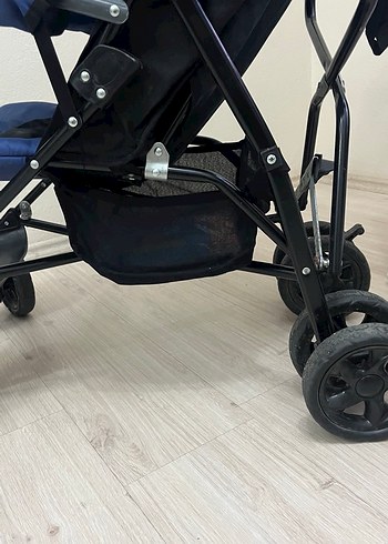 Koyu Mavi Bebek Arabası - Görsel 6