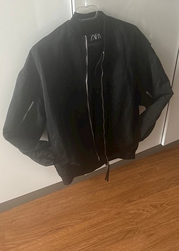 Zara Siyah Keten Midi Ceket - Görsel 4