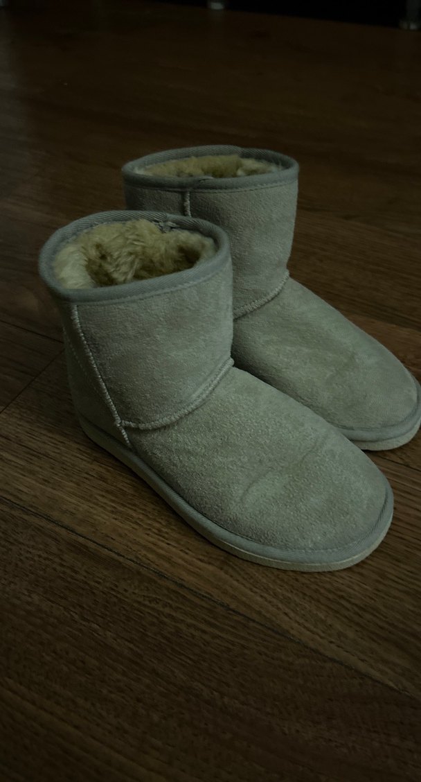 Bej Kadın Süet Dolgu Topuk Bot - Görsel 2