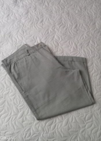 Yeşil Keten Kadın Kısa Pantolon