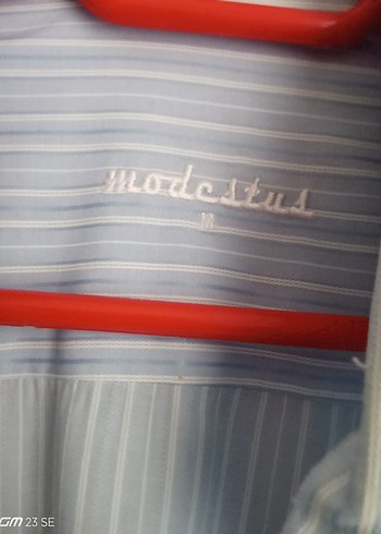 m Beden Mavi Kısa Kollu Minimalist Erkek Gömlek