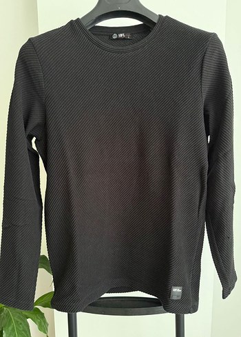 Siyah Erkek Triko Uzun Kollu Kazak - Görsel 3