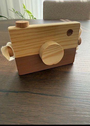 Ahşap Oyuncak fotoğraf makinesi - Görsel 2