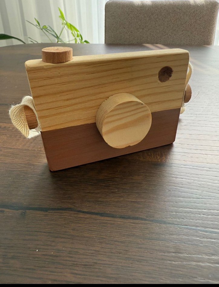 Ahşap Oyuncak fotoğraf makinesi - Görsel 2