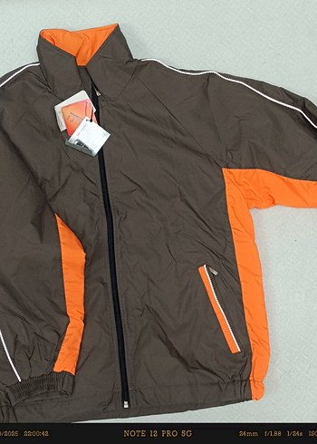 Fermuarlı Kahverengi Spor unisex Yağmurluk