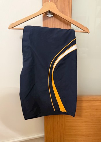 Erkek Parlak Mavi Midi Yüzme Şortu - Görsel 5