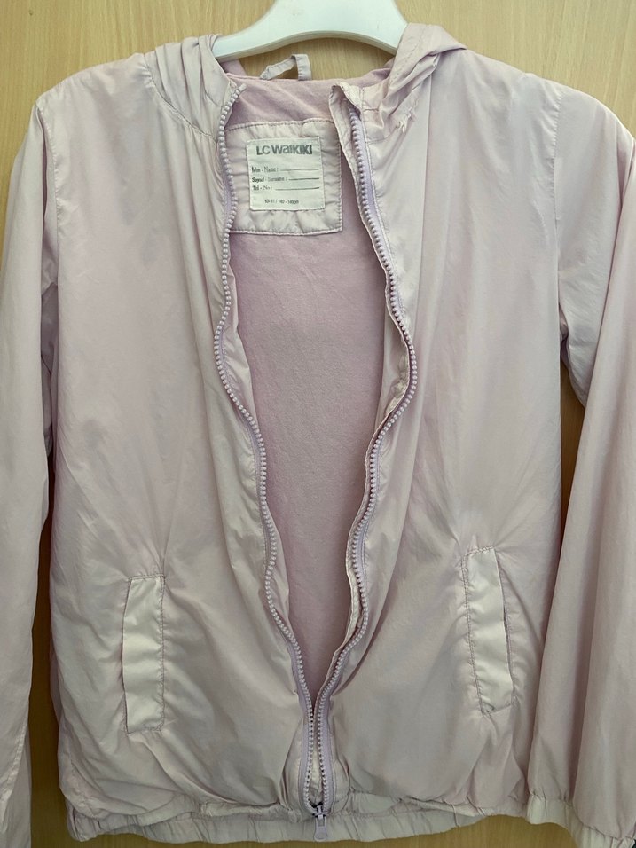 LC Waikiki Pembe 10-11 yaş Kız çocuk ceket - Görsel 3