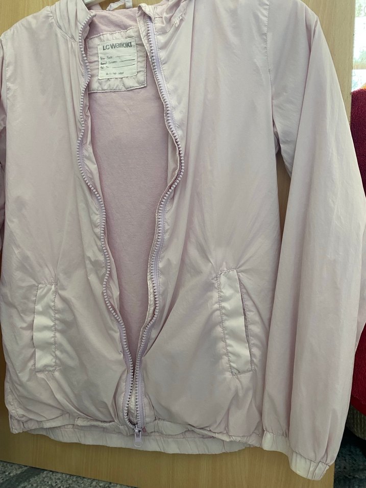 LC Waikiki Pembe 10-11 yaş Kız çocuk ceket - Görsel 2