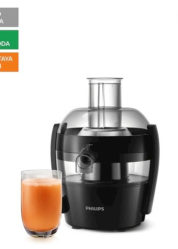 Philips Siyah Katı Meyve Sıkacağı - Görsel 2