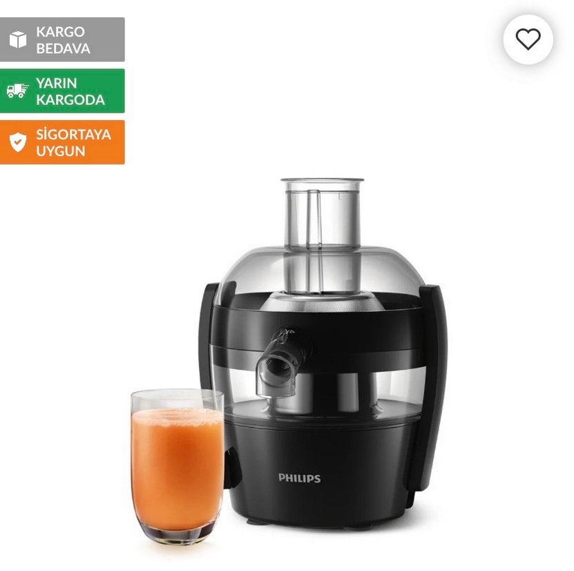 Philips Siyah Katı Meyve Sıkacağı - Görsel 2