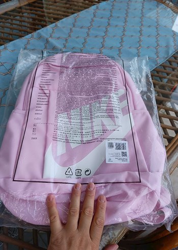 Nike Pembe Baskılı Kadın Sırt Çantası