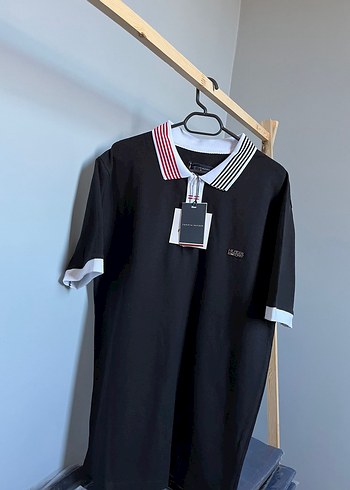 Siyah Erkek Polo Tişört, Kısa Kollu, Regular Fit