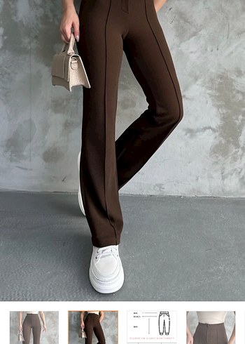 Kahverengi Regular Fit Kumaş Pantolon
