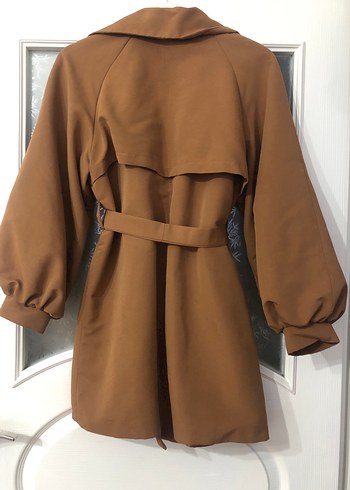 s Beden camel Renk Trençkot