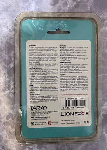 Lionesse Seyahat Manikür Seti - Görsel 2