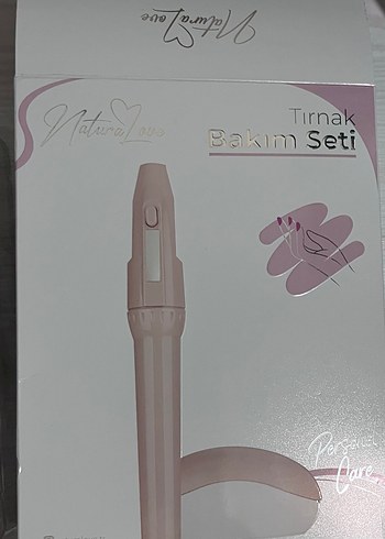 Pembe Manikür ve Pedikür Seti - Görsel 4