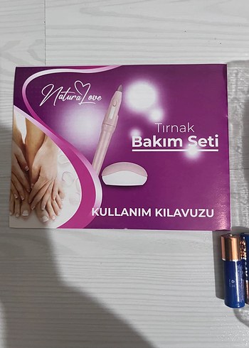 Pembe Manikür ve Pedikür Seti - Görsel 3