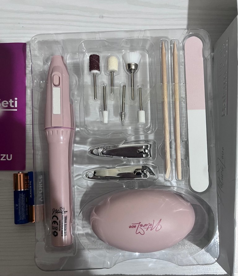 Pembe Manikür ve Pedikür Seti - Görsel 2