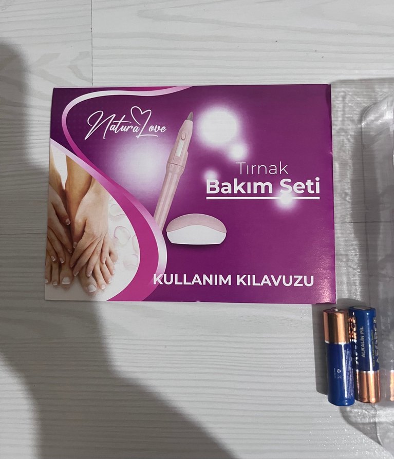 Pembe Manikür ve Pedikür Seti - Görsel 3