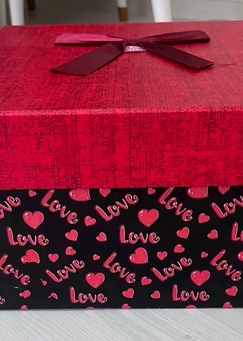 Parlak Bordo Hediye Kutuları 2li - Görsel 2