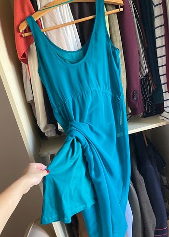 Zata Uzun Askılı Elbise - Görsel 5