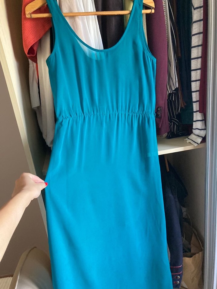 Zata Uzun Askılı Elbise - Görsel 2