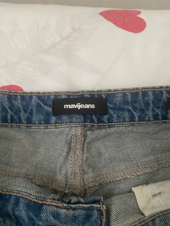 Mavi Loose Fit Midi Kadın Kot Pantolon - Görsel 4