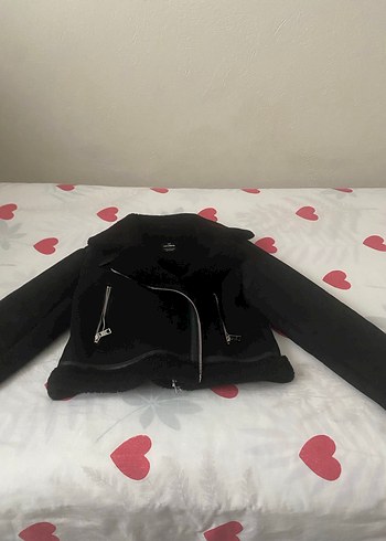 Siyah Fermuarlı Kadın Ceket - Görsel 5