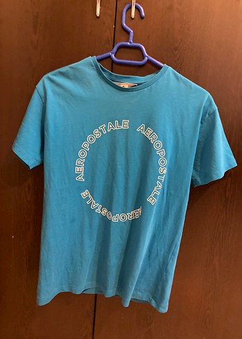 Mavi Aeropostale Baskılı Erkek Tişört