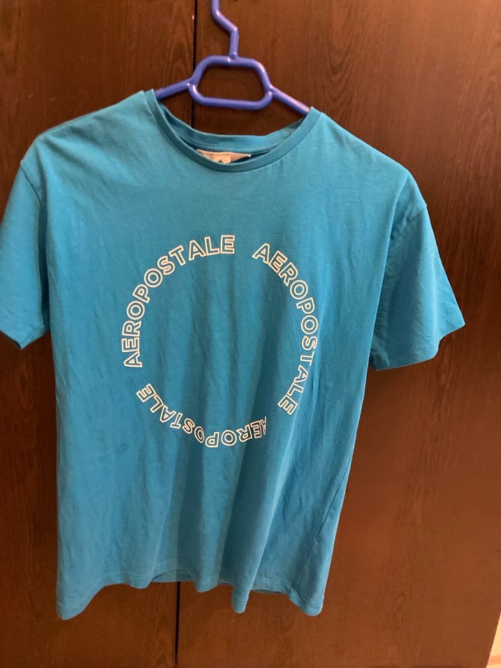 Mavi Aeropostale Baskılı Erkek Tişört - Görsel 2