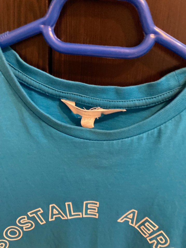 Mavi Aeropostale Baskılı Erkek Tişört - Görsel 4