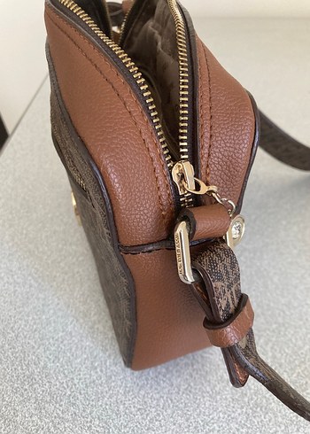 US Polo Kahverengi Baskılı Kadın Çanta.Orjinaldir Boynerden - Görsel 3