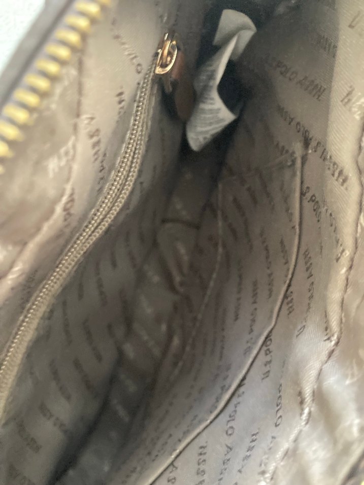 US Polo Kahverengi Baskılı Kadın Çanta.Orjinaldir Boynerden - Görsel 5