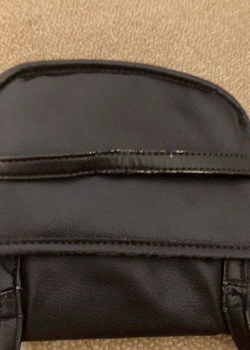 Kahverengi Deri Tokalı Kadın Çanta - Görsel 7