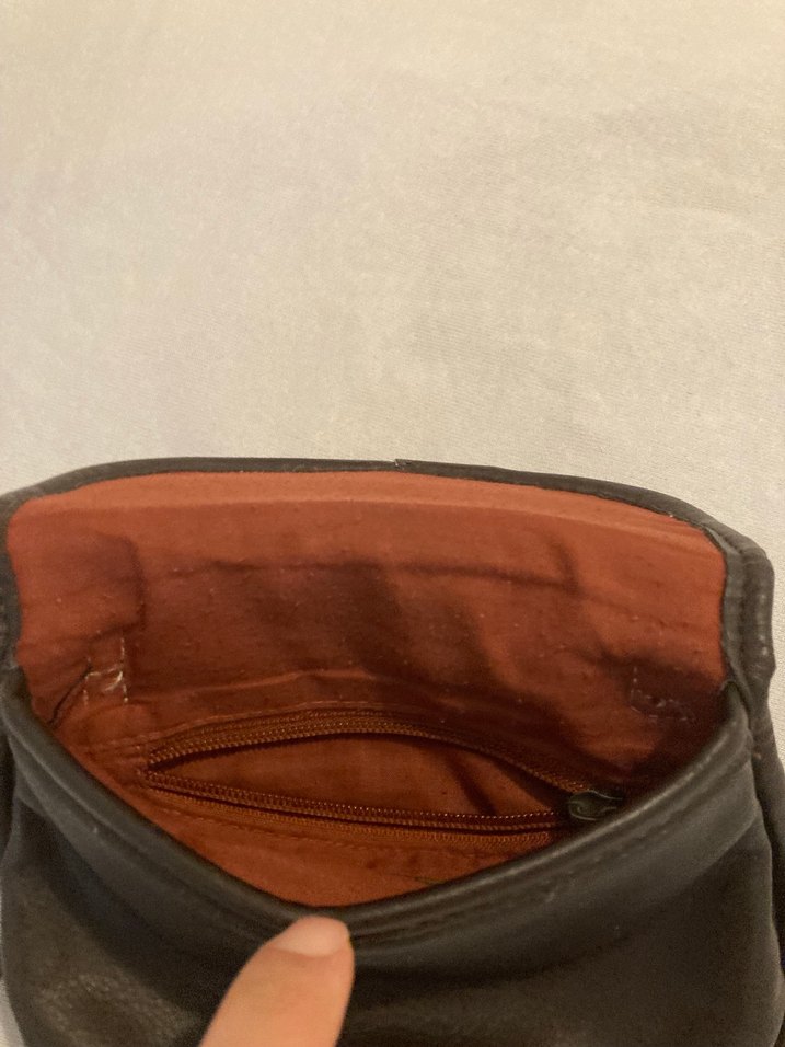 Kahverengi Deri Tokalı Kadın Çanta - Görsel 4