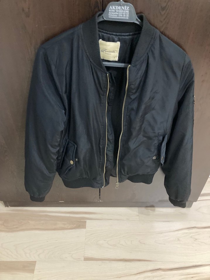 Siyah Kadın mont Ceket S beden - Görsel 2