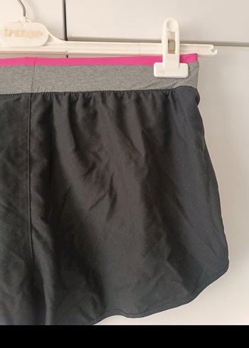 m Beden Siyah Kadın Mini Spor Şort