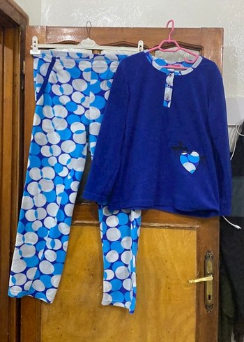 Renkli Bağlamalı Desenli Kadın Pijama Takımı